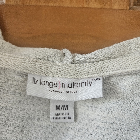 Liz Lange Maternity Women's Hooded Sweatshirt - Picture 2 of 5